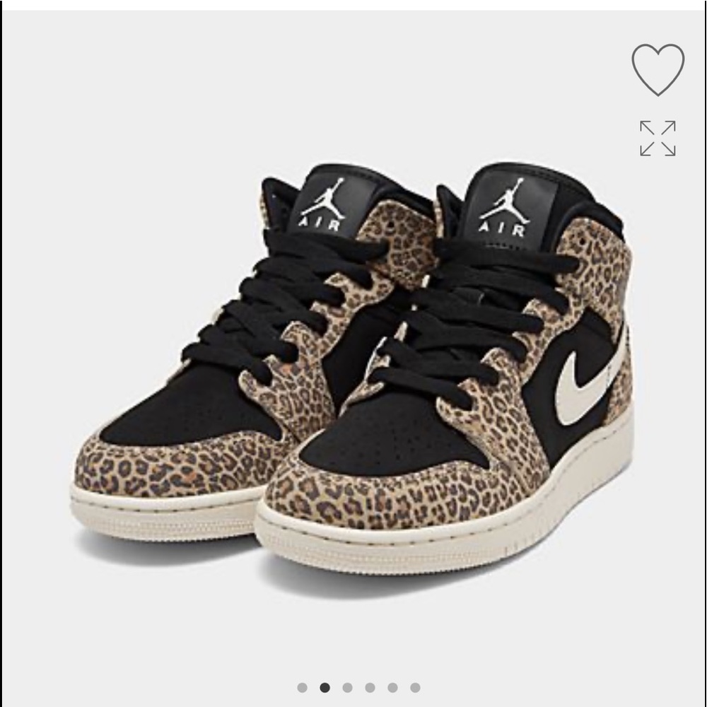 Nike cheetah print jordan’s